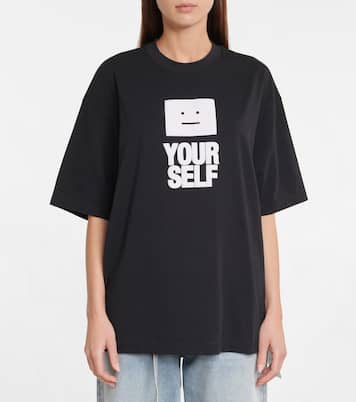 T-shirt imprimé en coton mélangé | Acne Studios