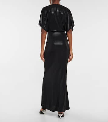 Obie fishtail maxi dress | Norma Kamali