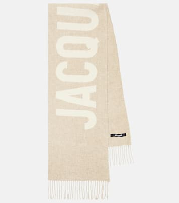 Logo jacquard virgin wool scarf | Jacquemus
