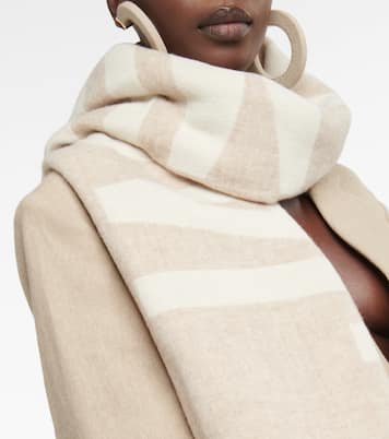 Logo jacquard virgin wool scarf | Jacquemus