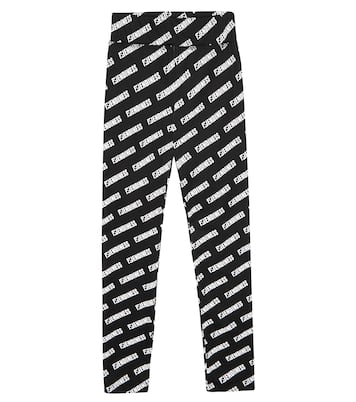 Leggings de punto fino con logo | Fendi Kids