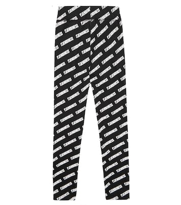 Leggings de punto fino con logo | Fendi Kids