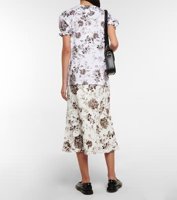 T-Shirt Beatrice aus Baumwolle | Erdem