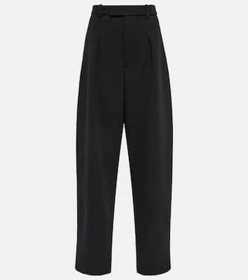 x Hailey Bieber HB wide-leg wool pants | Wardrobe.NYC