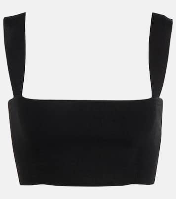 Cropped-Top aus Strick | Victoria Beckham