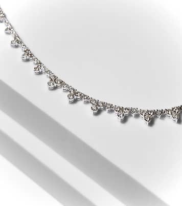 Collana Rivulet Tears in oro bianco 18kt con diamanti | Ileana Makri
