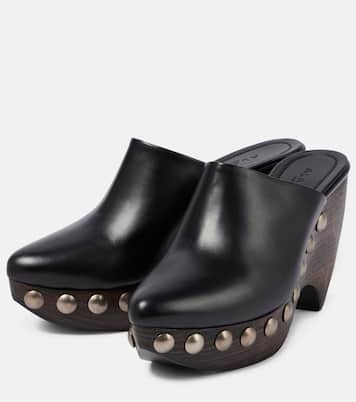 Mules Le Sabot in pelle e legno | Alaïa