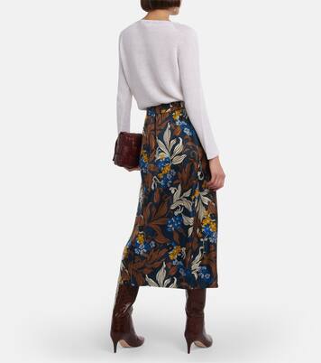 Zante floral silk midi skirt | 'S Max Mara