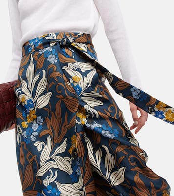 Zante floral silk midi skirt | 'S Max Mara
