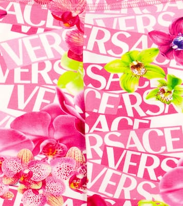 Leggings in jersey di cotone | Versace Kids
