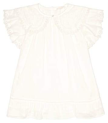 Embroidered cotton minidress | Louise Misha