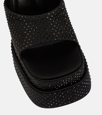 Medusa Aevitas embellished platform sandals | Versace