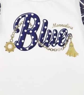 Top in jersey di cotone con stampa | Monnalisa