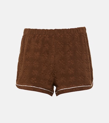 Shorts de felpa en jacquard | Tory Sport