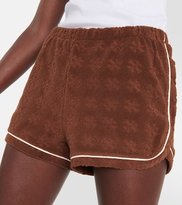 Shorts de felpa en jacquard | Tory Sport