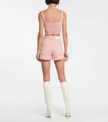 Shorts di jeans con cristalli | Xu Zhi