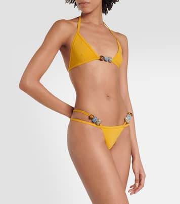 Top de bikini adornado | Christopher Esber