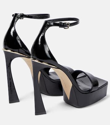 Patent leather platform sandals | Victoria Beckham