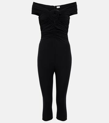 Mono de jersey con aplique floral | Magda Butrym