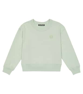 Felpa Mini Fairah Face in cotone | Acne Studios Kids