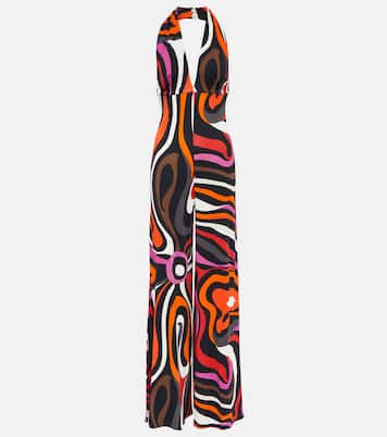 Mono Marmo con cuello halter | Pucci