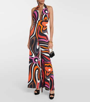 Mono Marmo con cuello halter | Pucci