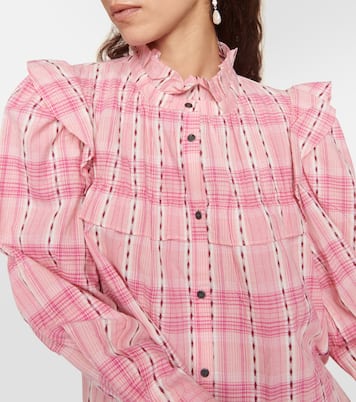 Blusa Idety de algodón a cuadros | Marant Etoile