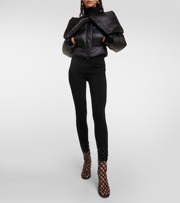 Wattierte Cropped-Jacke | Alaïa
