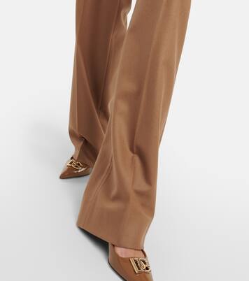 Pantalones de lana de tiro alto | Dolce&Gabbana