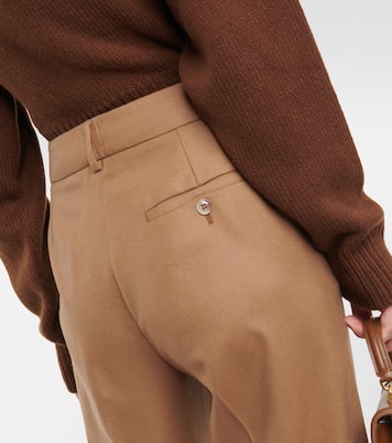 Pantalones de lana de tiro alto | Dolce&Gabbana