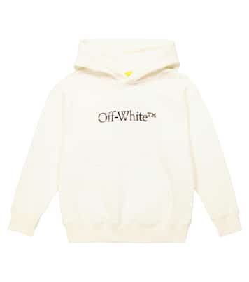 Felpa in jersey di cotone con cappuccio | Off-White Kids