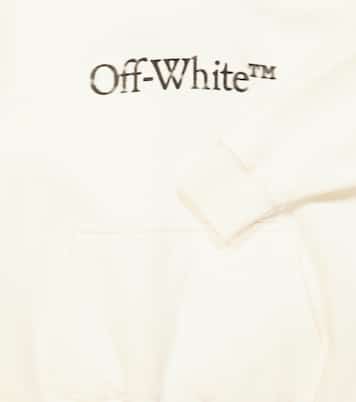 Felpa in jersey di cotone con cappuccio | Off-White Kids