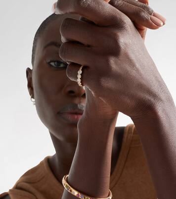 Ensemble Croissant 18kt gold ring with diamonds  | Sophie Bille Brahe