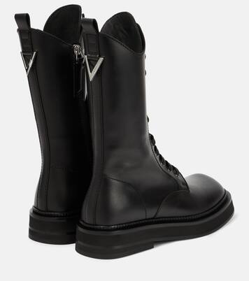 Robin leather combat boots | The Attico