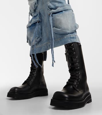Robin leather combat boots | The Attico