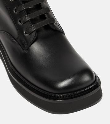 Robin leather combat boots | The Attico