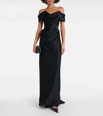 Nova Cocotte crêpe satin gown | Vivienne Westwood