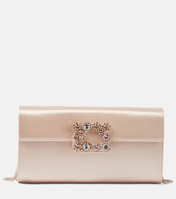 Sac en satin à ornements | Roger Vivier