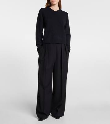 Weite High-Rise-Hose Crissi | The Row