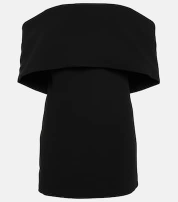 Top in crêpe con scollo bardot | Toteme