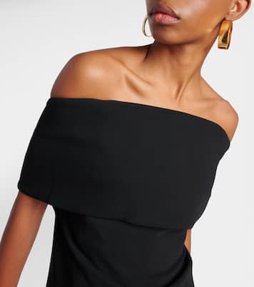 Top in crêpe con scollo bardot | Toteme