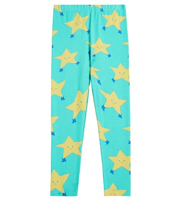 Dancing Stars cotton-blend leggings | Tinycottons
