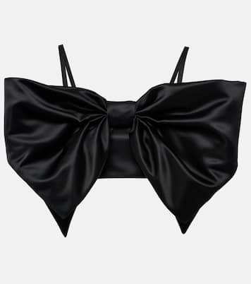 Duchess bow-detail satin bralette | Nina Ricci