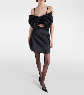 Duchess bow-detail satin bralette | Nina Ricci
