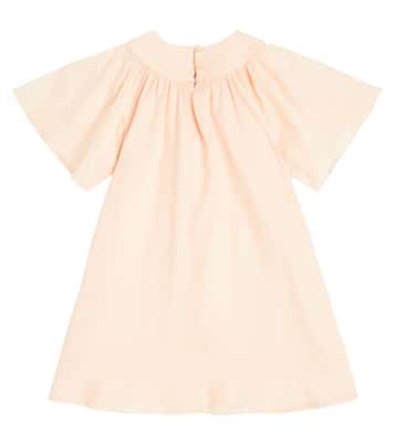 Kleid aus Baumwolle mit Häkelstrick | Chloé Kids