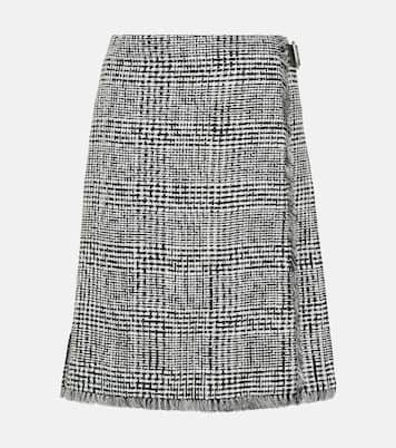 Jupe portefeuille à taille haute | Burberry