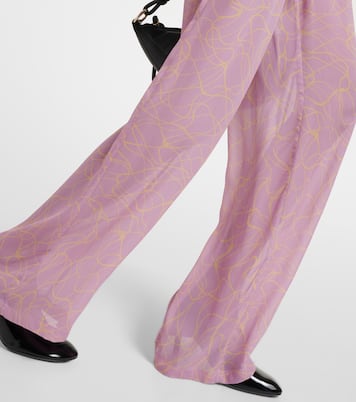Bedruckte Weite Hose | Dries Van Noten