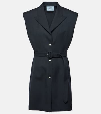 Oversize-Weste aus Schurwolle | Prada