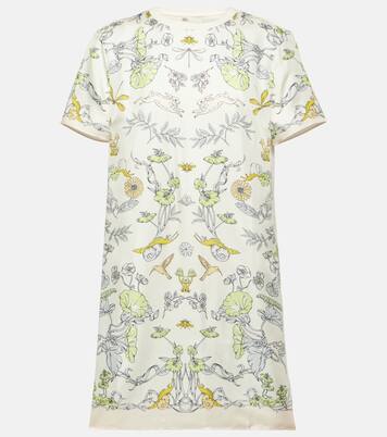 Floral silk minidress | Tory Burch