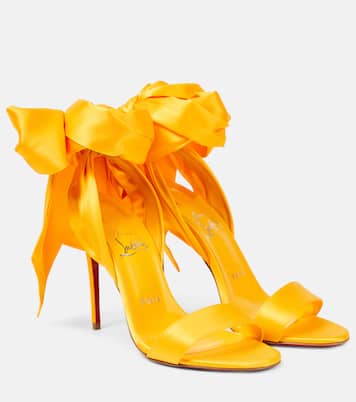 Sandalen Sandale Du Désert 100 aus Satin | Christian Louboutin